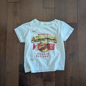 KIDS NIKE TORONTO RAPTORS 2019 CHAMPIONS TSHIRT